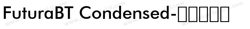 FuturaBT Condensed字体转换